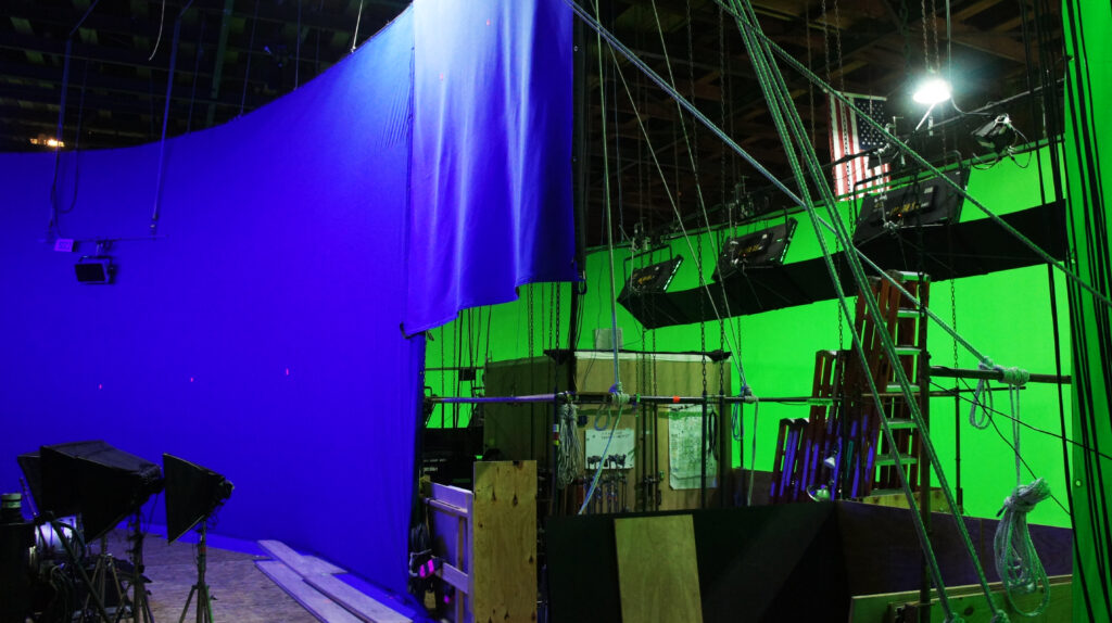 Blue and Green Screen